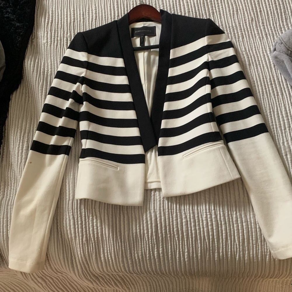 B&W BCBGMaxAzria Power Blazer